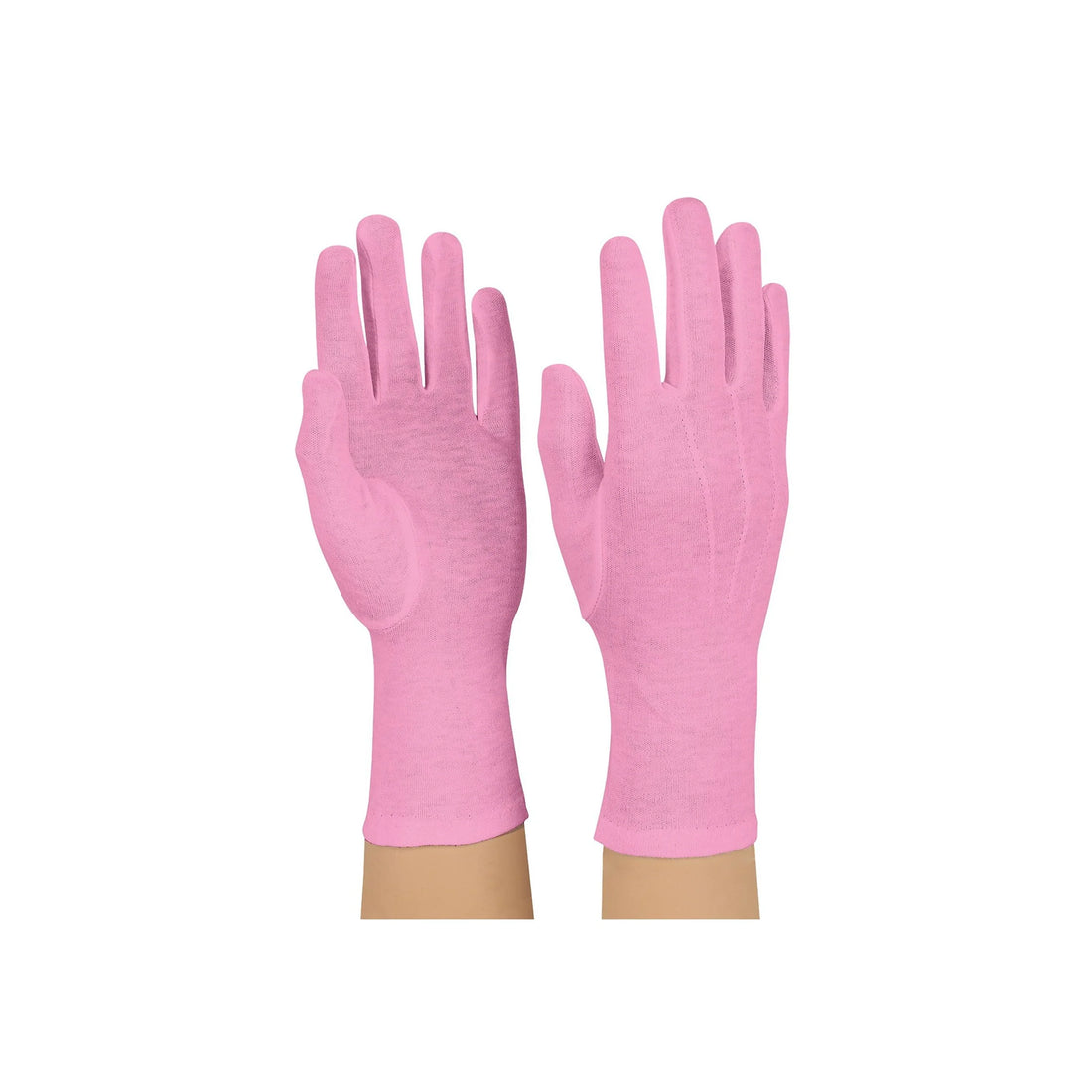 Long Wrist Pink Gloves