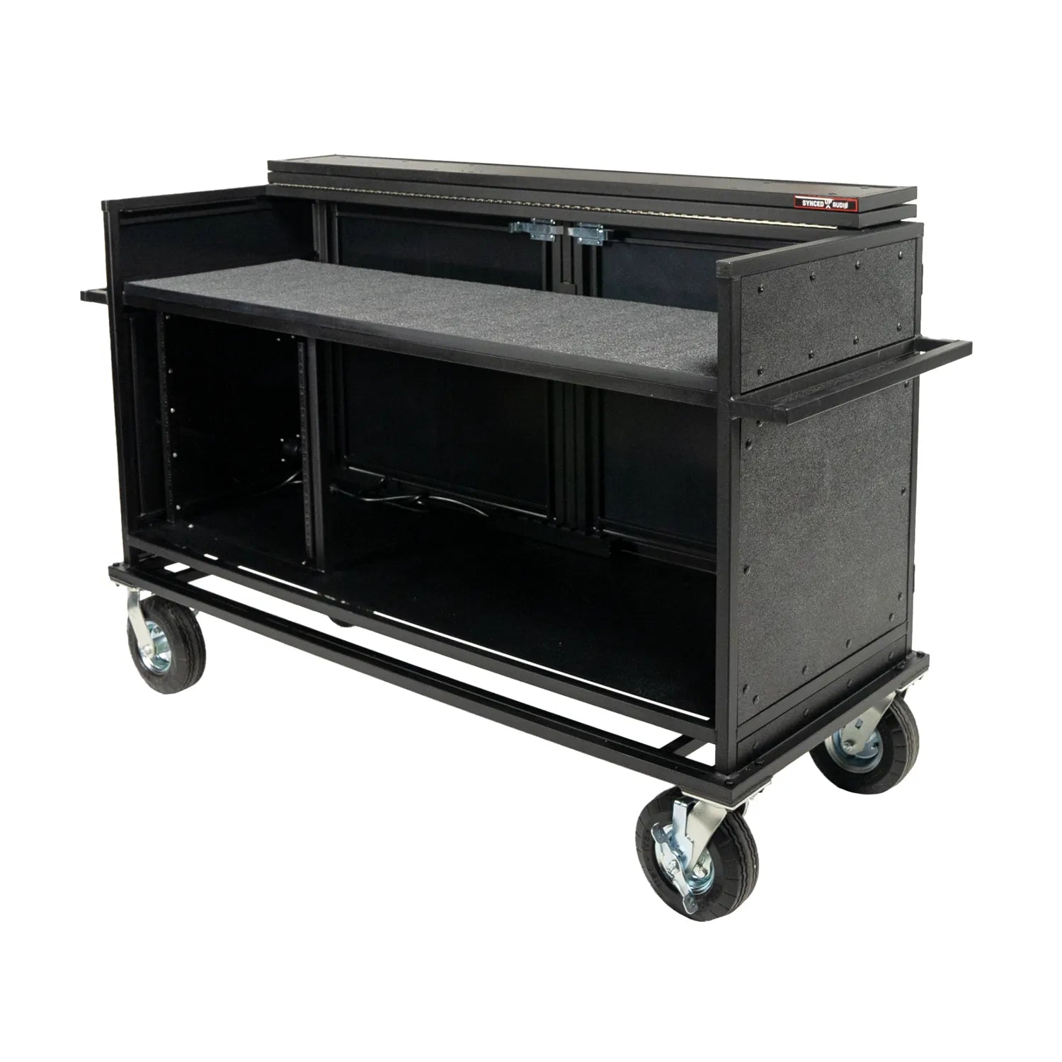 Premium Enclosed Synth Cart | Synced Up