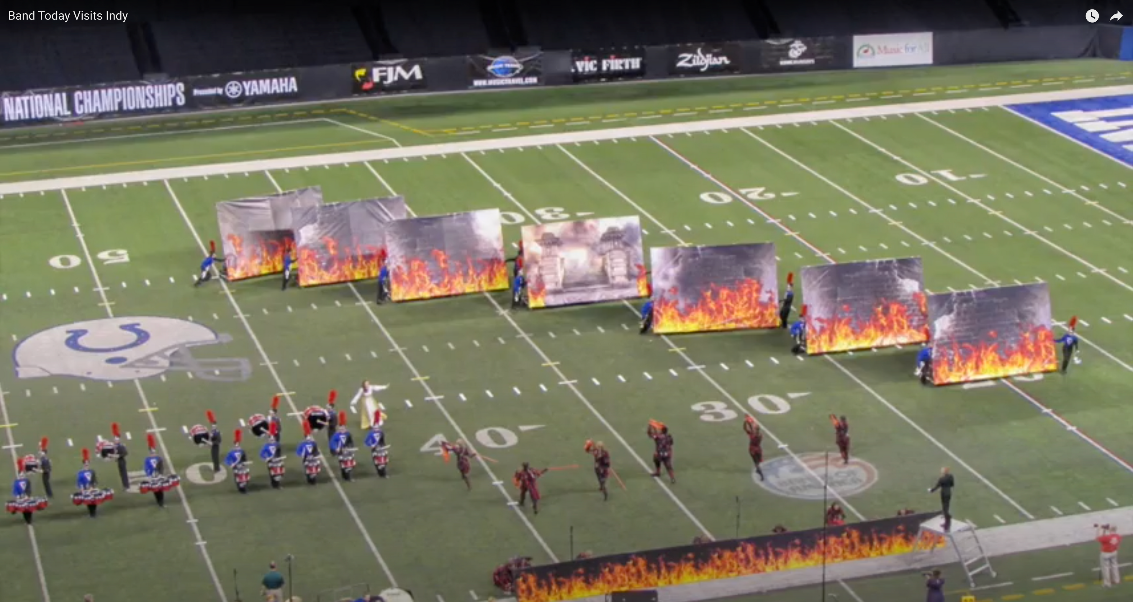 Load video: Band Today Visits Indy