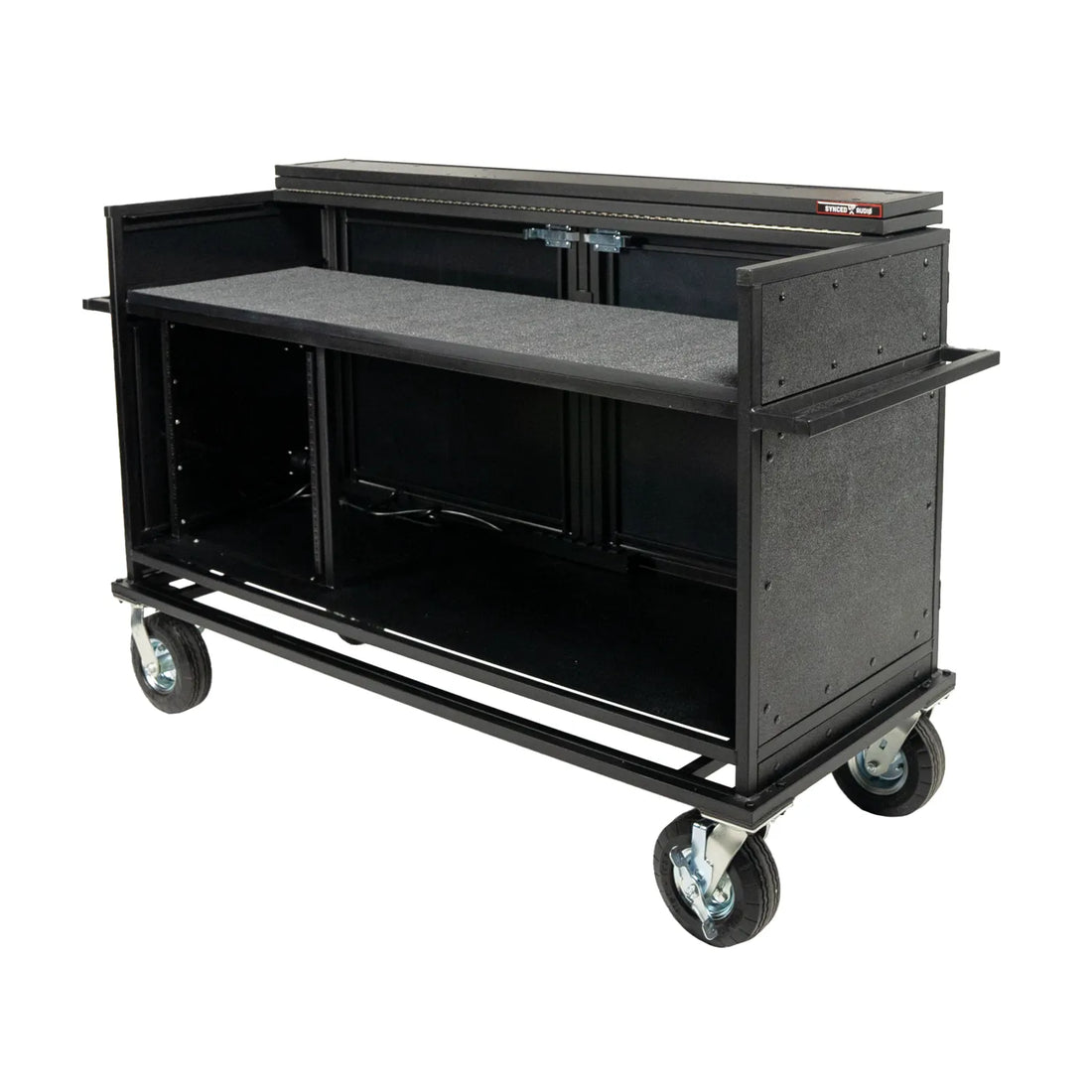 Premium Enclosed Synth Cart | Synced Up
