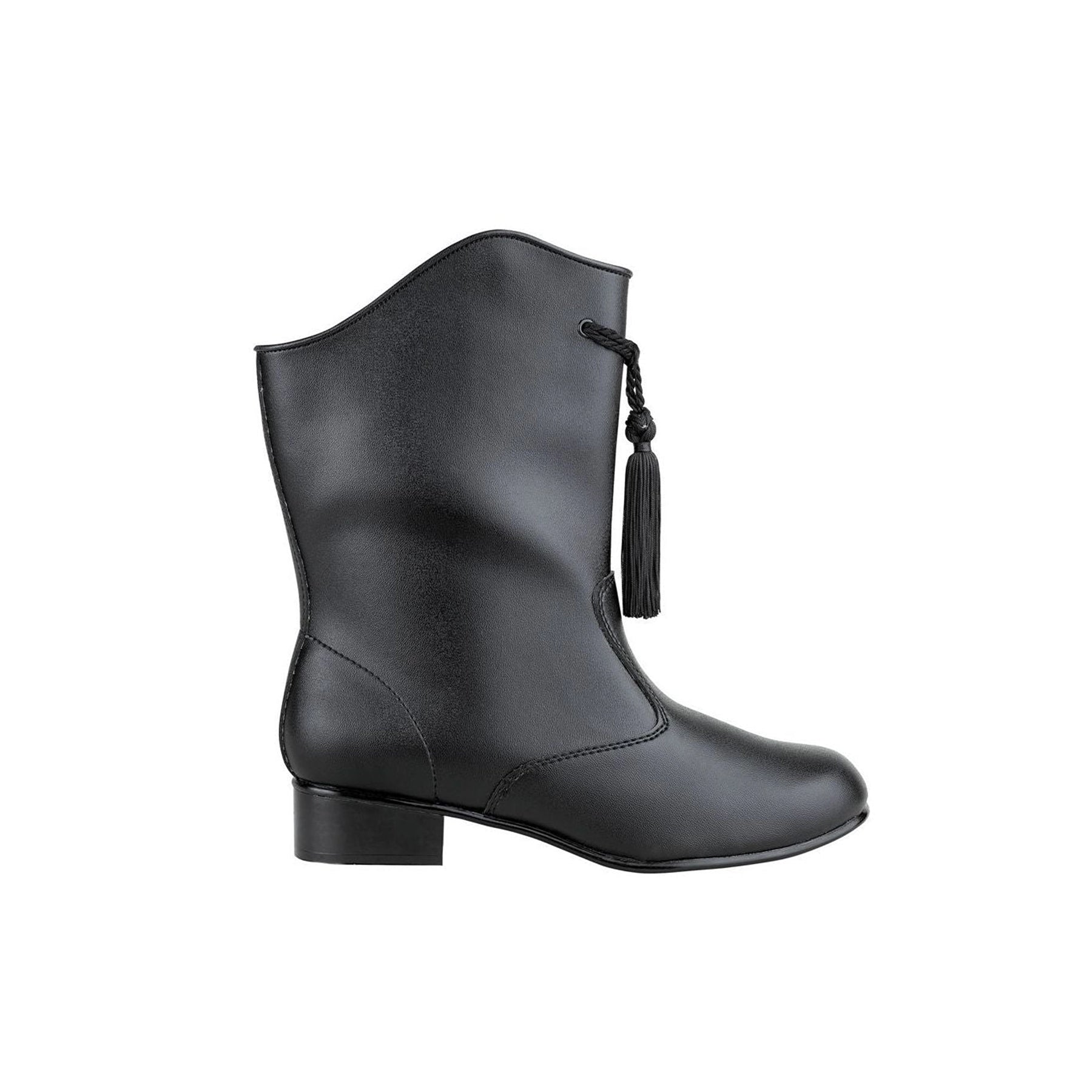 Vinyl Majorette Boot-Black.webp