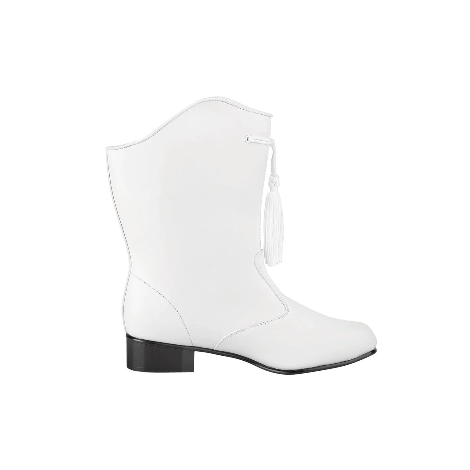 Vinyl Majorette Boot-White.webp